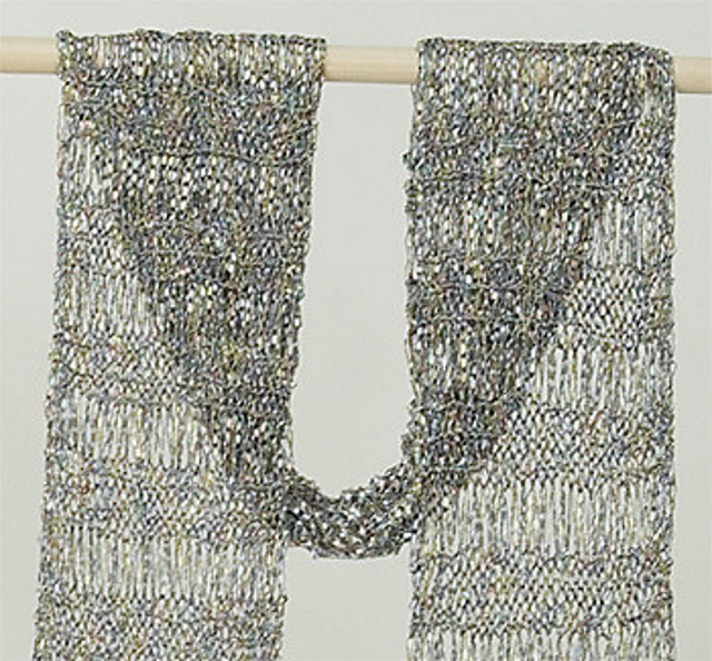 Whimsey Garter Drop Stitch Scarf