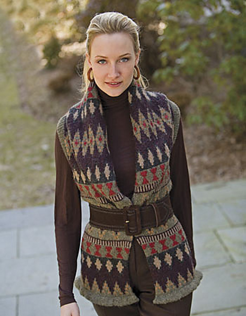 Inca Alpaca Fair Isle Vest