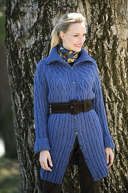 Cabled Coat
