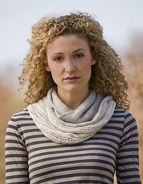 Silky Alpaca Lace Tube Scarf