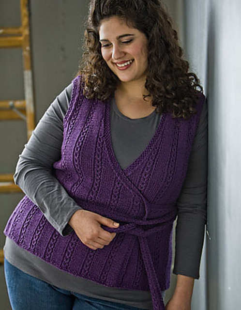 Wool Bam Boo Wrap Vest