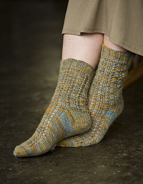Alpaca Sox Twisted Lace Socks