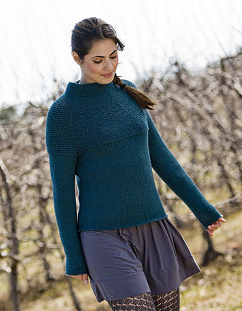 Bazic Garter Yoke Pullover