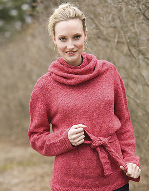 Inca Marl Pullover with Belt