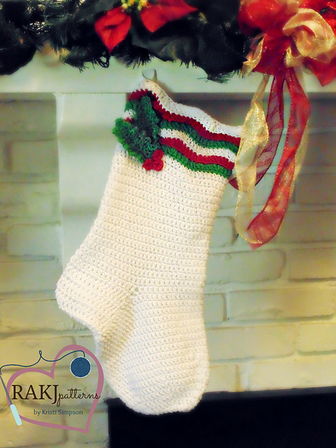 Fireside Christmas Stocking
