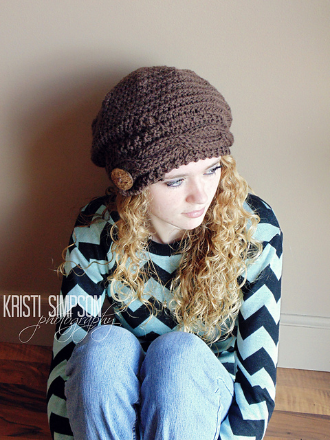 Dana Cable Brim Slouchy Hat