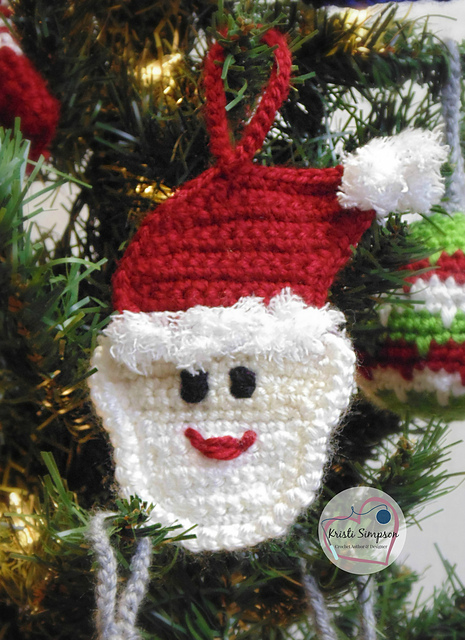 Santa Face Ornament