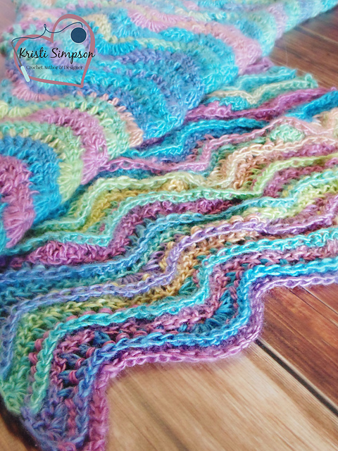 Ripple Rainbow Blanket
