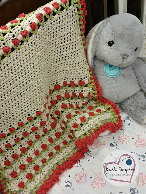 Ravelry: Rose Bud Blanket pattern by Kristi Simpson
