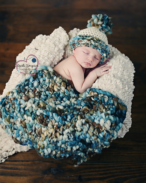 Ryan Toboggan and Matching Car Seat Blanket