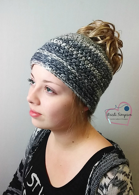 Easy Messy Bun Hat