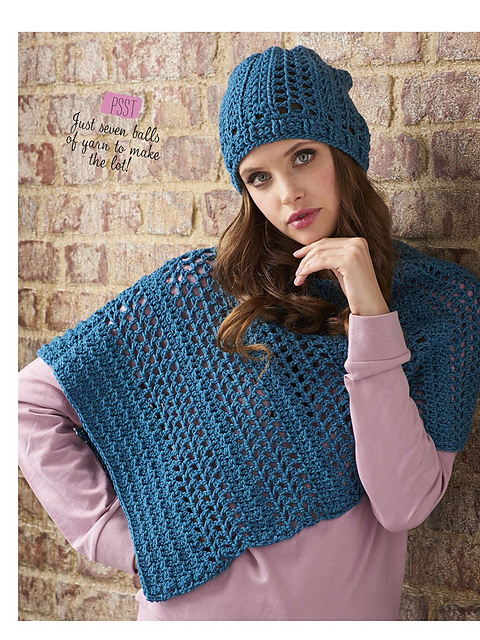 Hat & Poncho Set