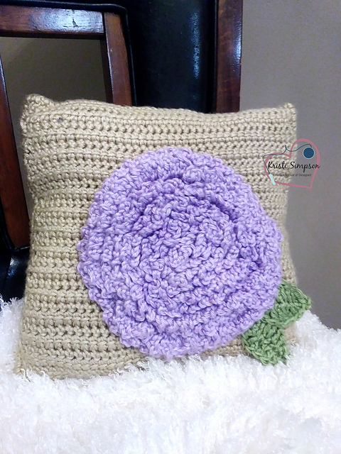 Ruffle Flower Pillow