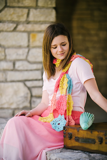 Tuscan Flowers Scarf