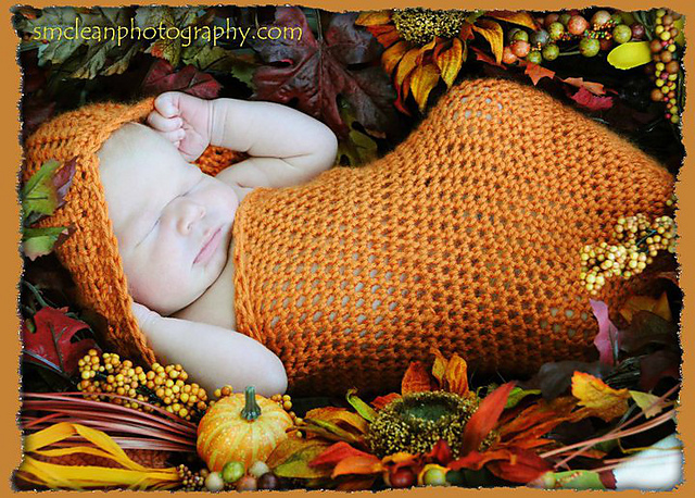 Pumpkin Hooded Cocoon
