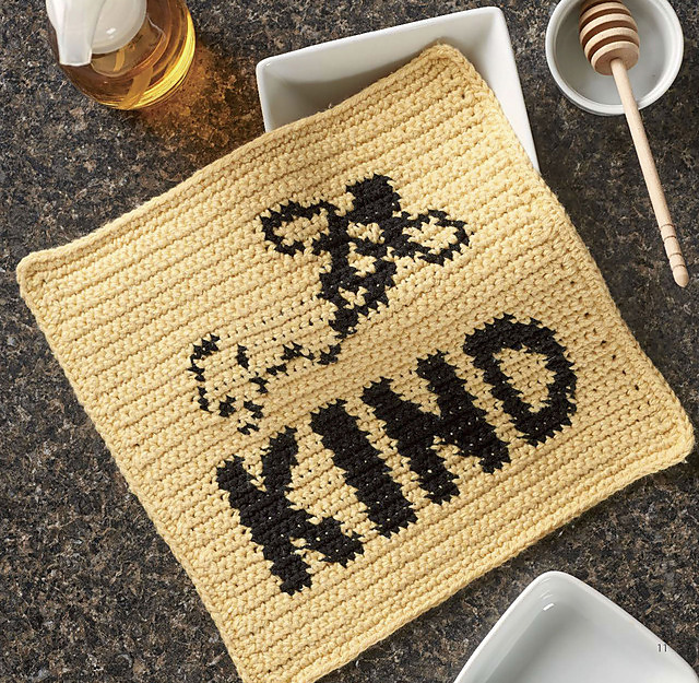 Bee Kind Dishcloth
