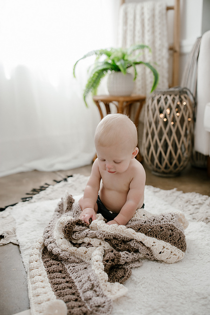 Cocoa Strips Blanket