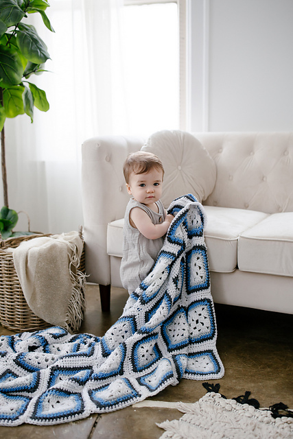 Cupcake Squares Blanket