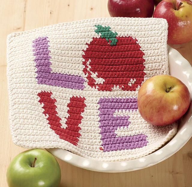 LOVE Dishcloth