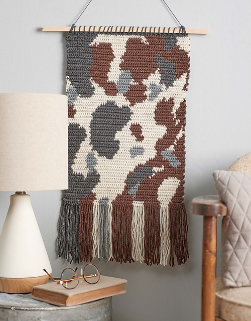 Utter Madness Cow Wall Hanging