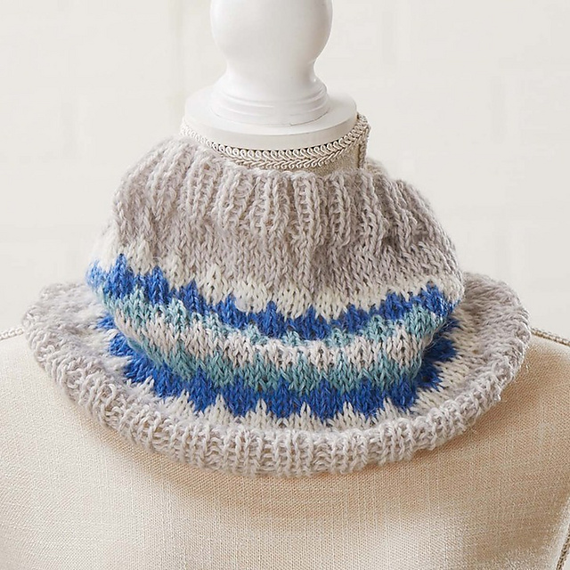 Winter Blues Cowl