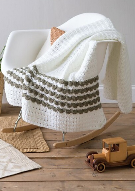 White and Grey Blanket