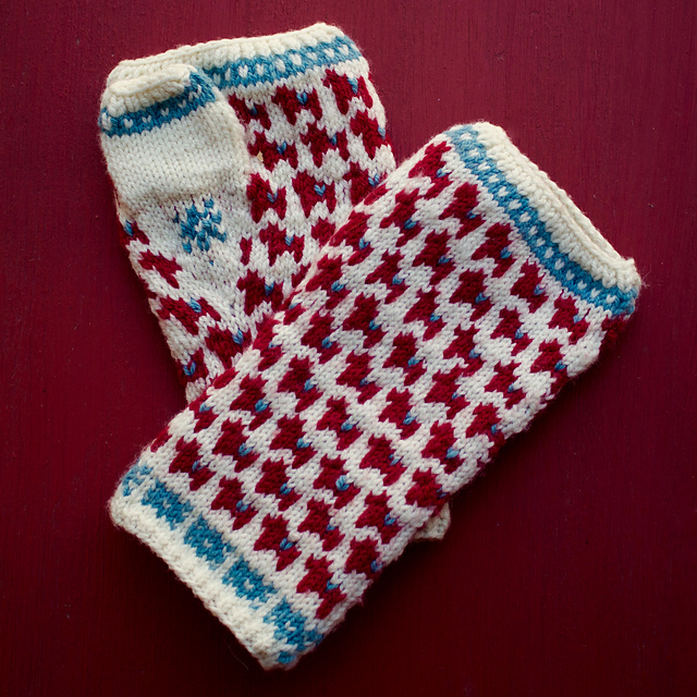 Dala Horse Mitts