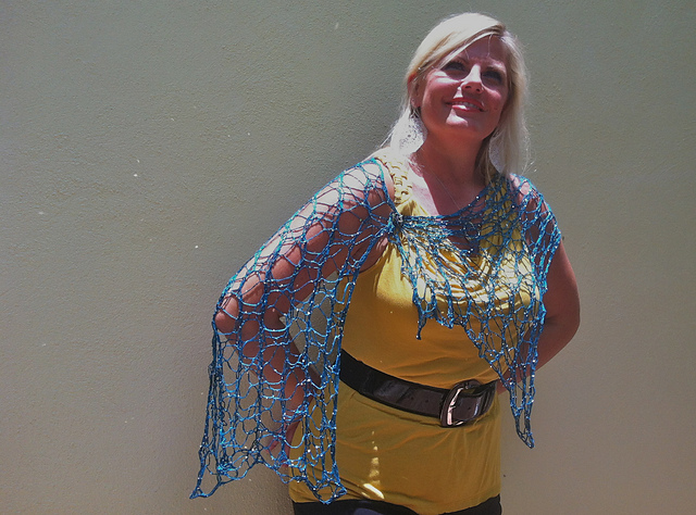 Dressed To the Nines KNIT Lace Wrap