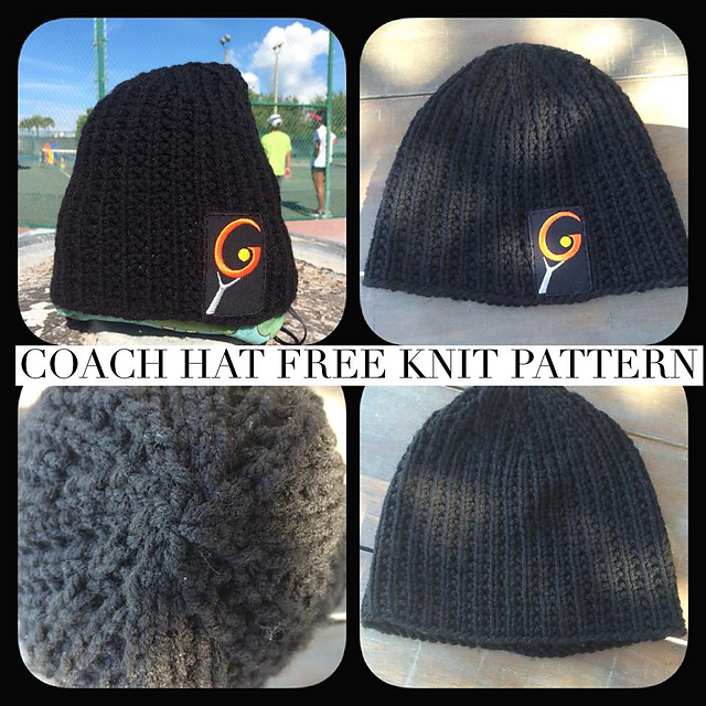 Coaches Hat Worsted Version