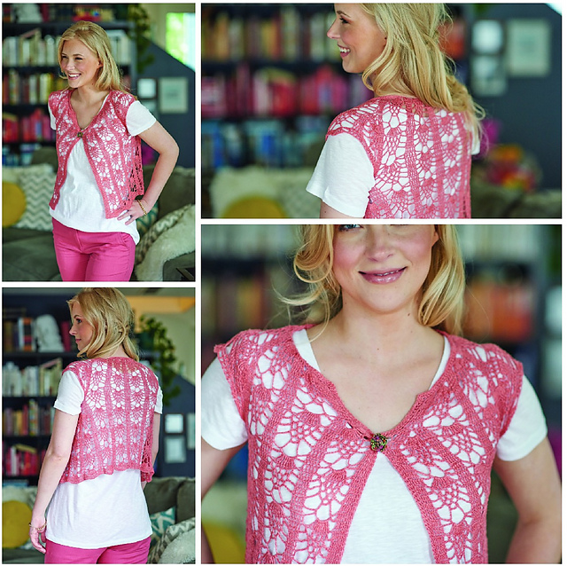 Monticello Meadow Cropped Pineapple Cardi