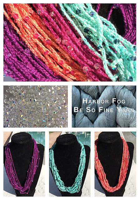 Crystal chain necklace