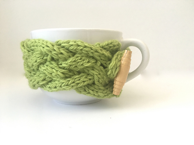 Triple Cable Coffee Cup Cozy