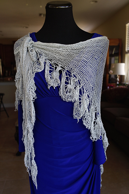 Be So Fine Scalloped Lace Shawl