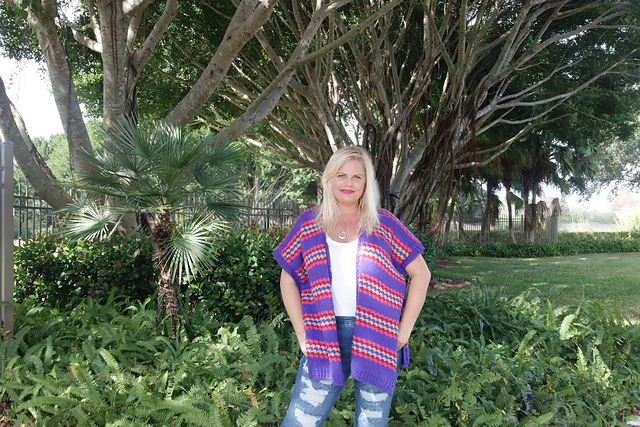 Brave and Colorful Ruana