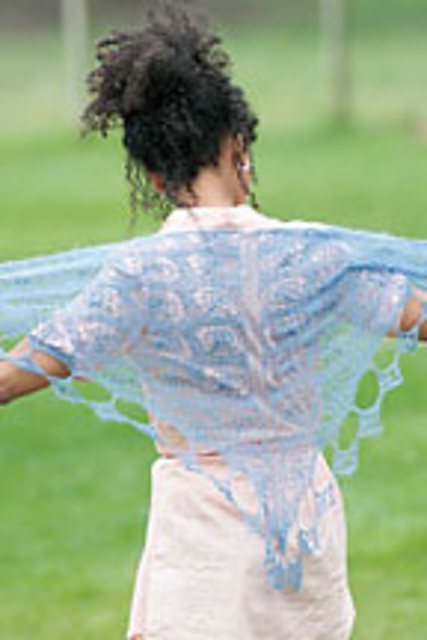 Wheeled Lace Shawl