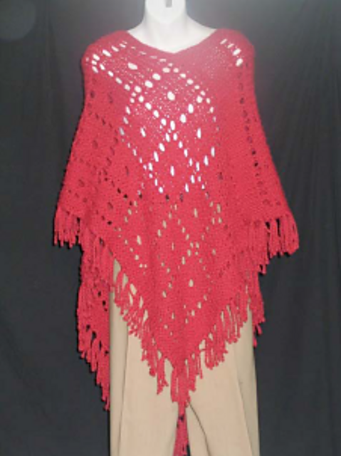Garter Lace Poncho