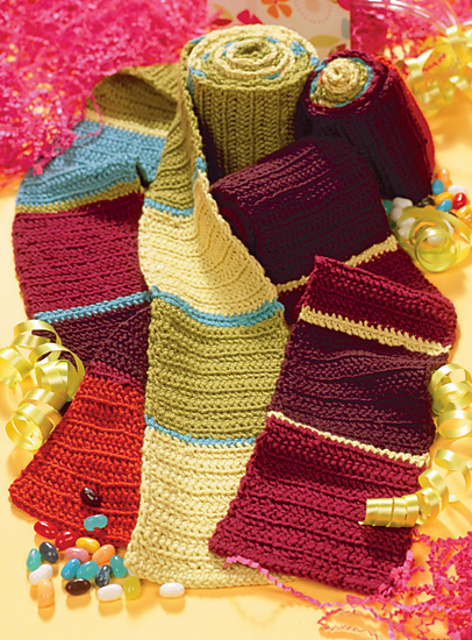 Color Block Scarves