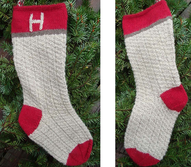 Rustic Christmas Stocking