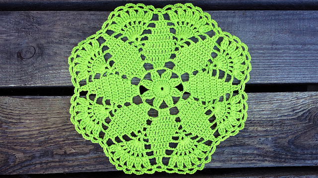Vibrant Summer Doily