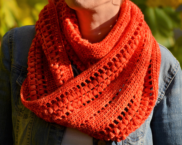 Spiced Autumn Infinity Scarf