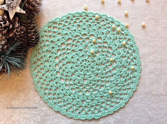 Fresh Mint Doily