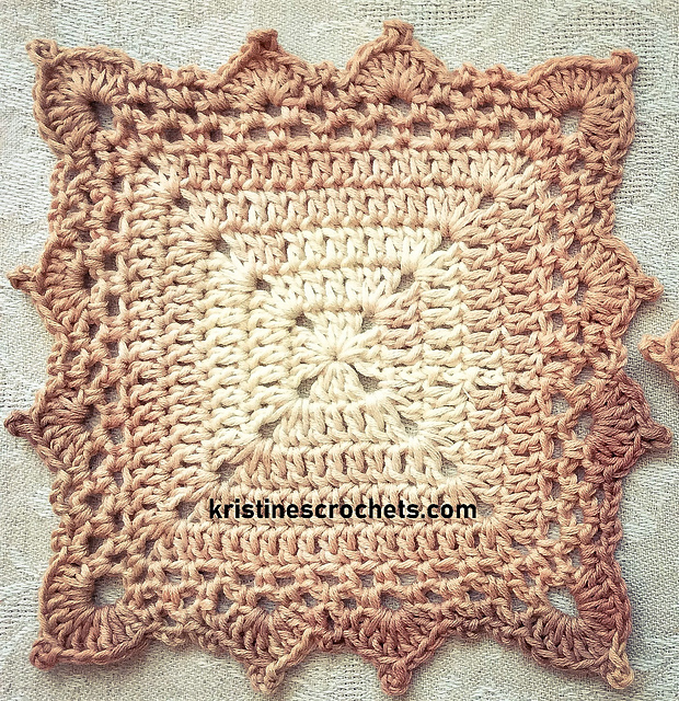 Granny Square Coaster