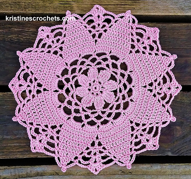 Spring Flower Doily