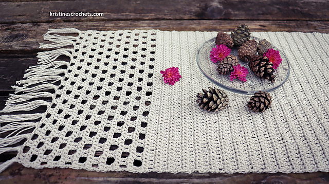 Table Runner With Fringe
