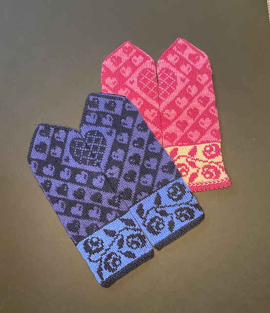 lovebirds mittens (vettlingar)