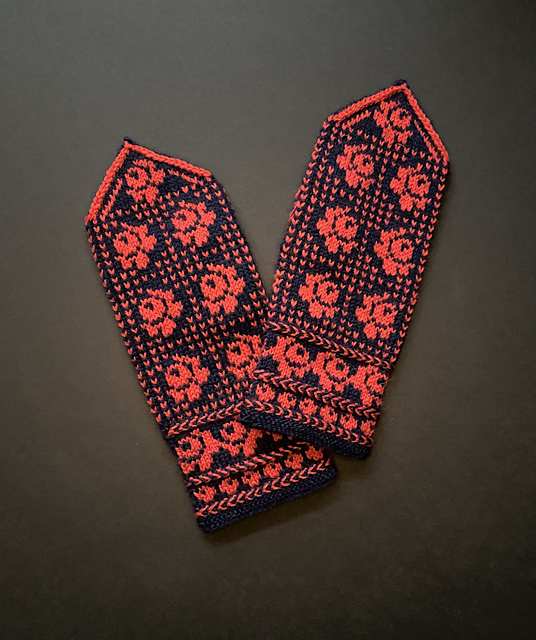 The Rose Garden mittens (vettlingar)