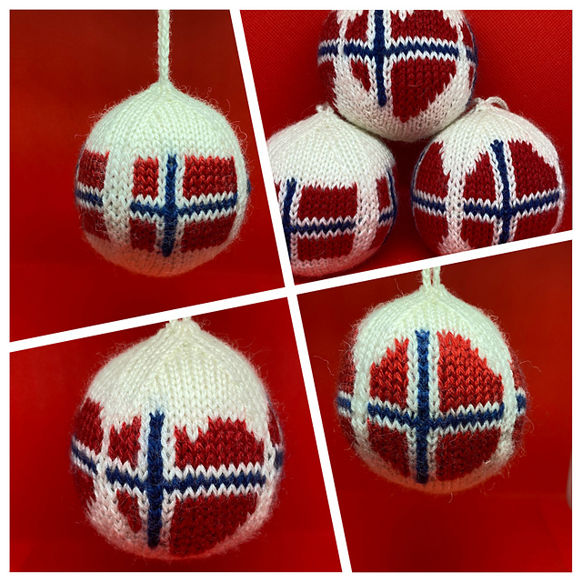 The Norwegian Flag Ornament