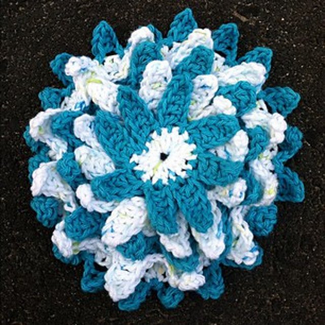 Dahlia Dishcloths