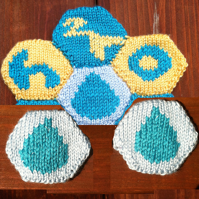 Just Add Water - 6 Hexipuff Charts