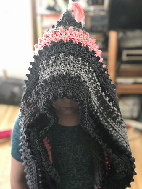 Ravelry: The Dragon Fairy Hood pattern by Kristy Anne Jameson